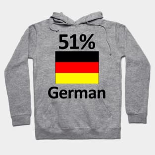 Funny 51% German Germany Flag Gift Idea Hoodie